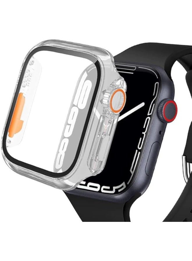 فكرة حافظة Fekra PC لـ Apple Watch Series 10 46 مم، تغيير إلى غطاء Ultra Look [تحويل إلى Ultra 2/1 ترقية] حافظة محولة مع واقي شاشة لـ iWatch Series 10 (46 مم) (شفافة) - Image 2